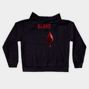 Drop of blood Kids Hoodie